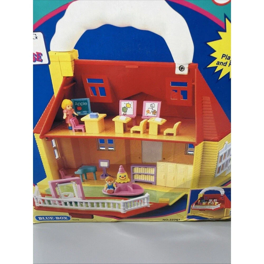 Blue Box Toys Tiny Dreams Mini Doll House Playset for Polly Pocket